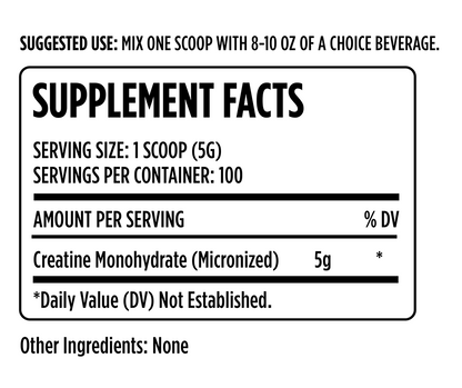 Creatine Monohydrate (Micronized)