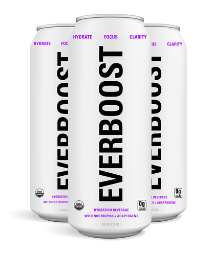 Hydration Boosting Drink With Focus + Productivity Support (12 Pack)