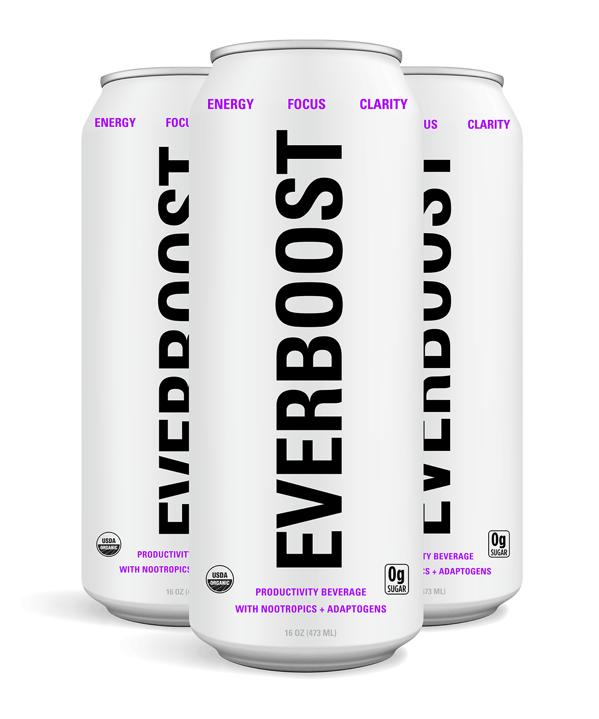 Productivity Boosting Drink With Nootropics + Adaptogens (12 Pack)