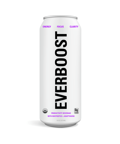 Productivity Boosting Drink With Nootropics + Adaptogens (12 Pack)