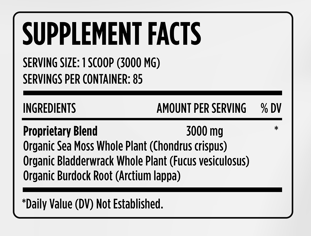 Organic Sea Moss Powder